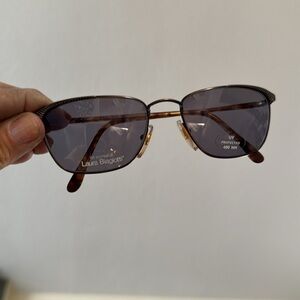 Vintage Laura Biagiotti 80's FAB bronze tortoise Sunglasse brand new never worn